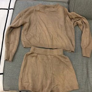 Never worn camel set